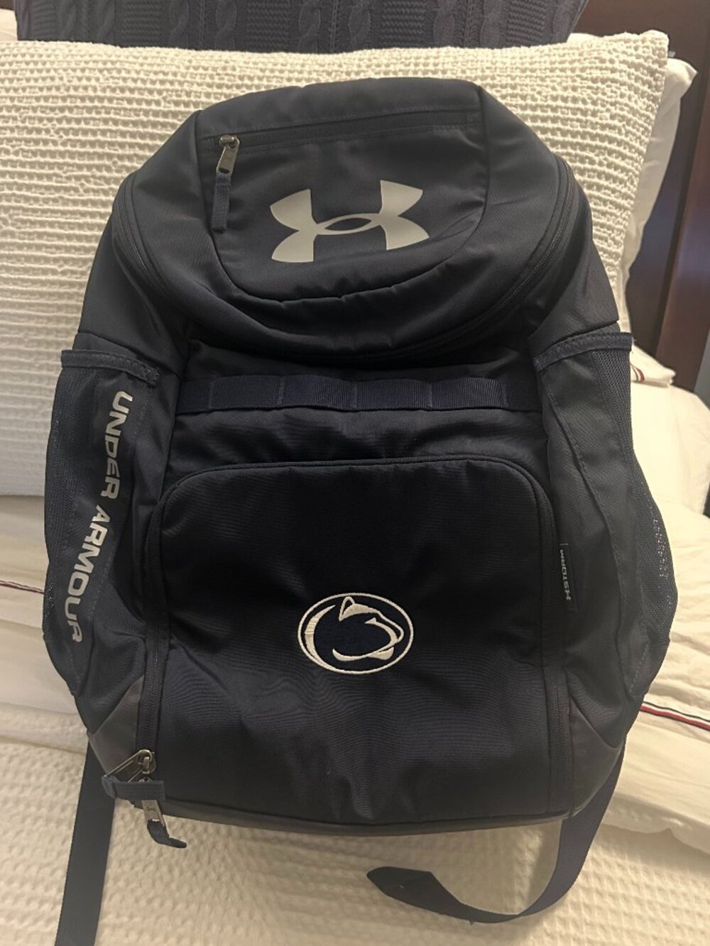 Under Armour Penn State Backpack | Navy Blue | Laptop School Backpack | PSU